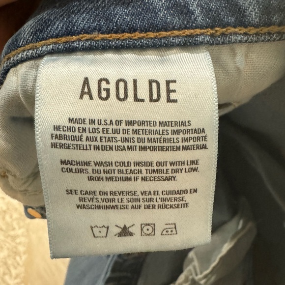 Agolde Freya High Rise Slim in Jargon, size 26, hardly worn - Picture 7 of 7
